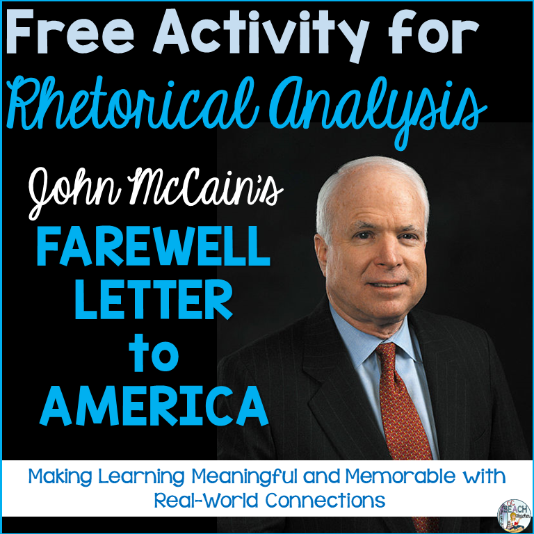 John McCain, Rhetorical Analysis